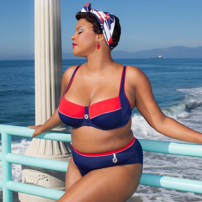 High Waist Bikini Bottom Lauma Swim Regatta — view 3