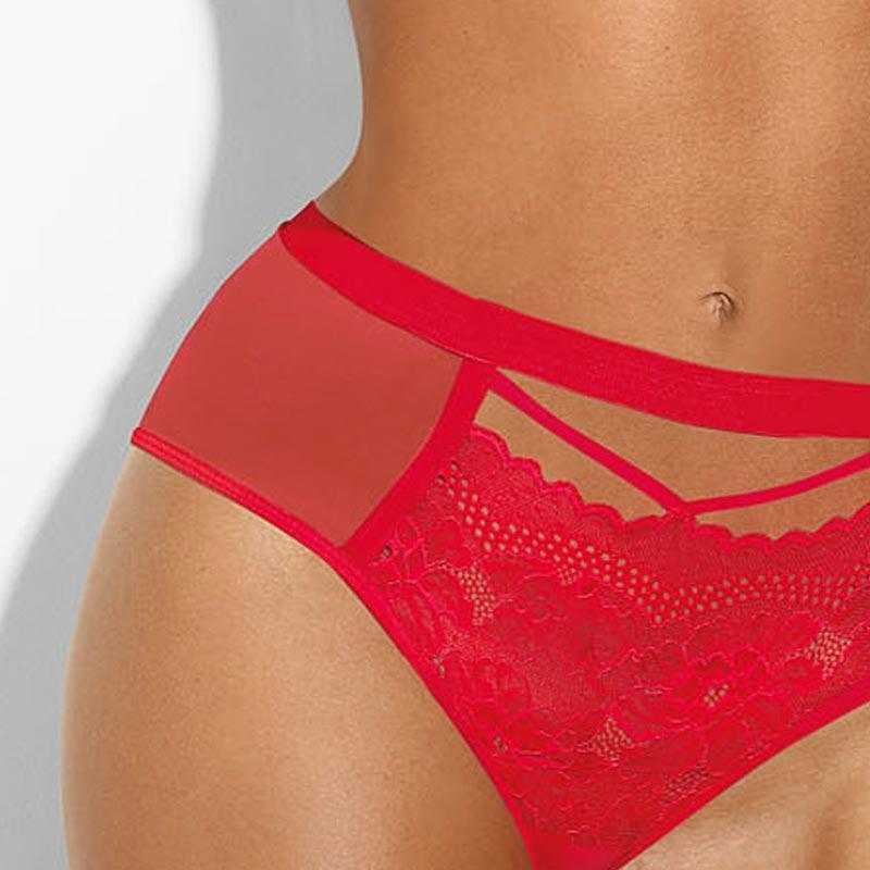 High Waist Lace Thong Panty Sawren Si — view 3