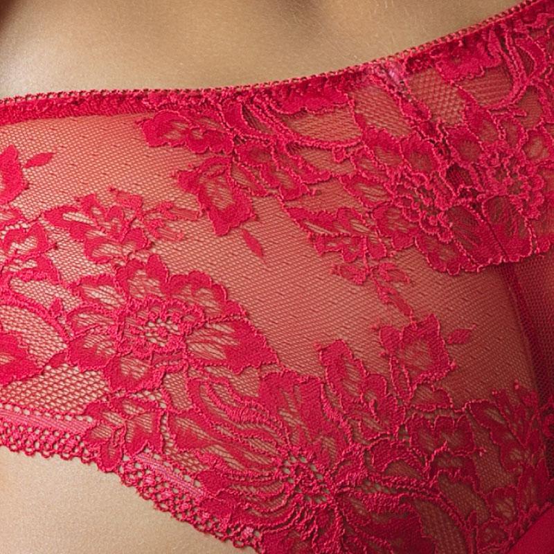 Teaselle Raspberry Kiss Lace Bikini Panty — view 3