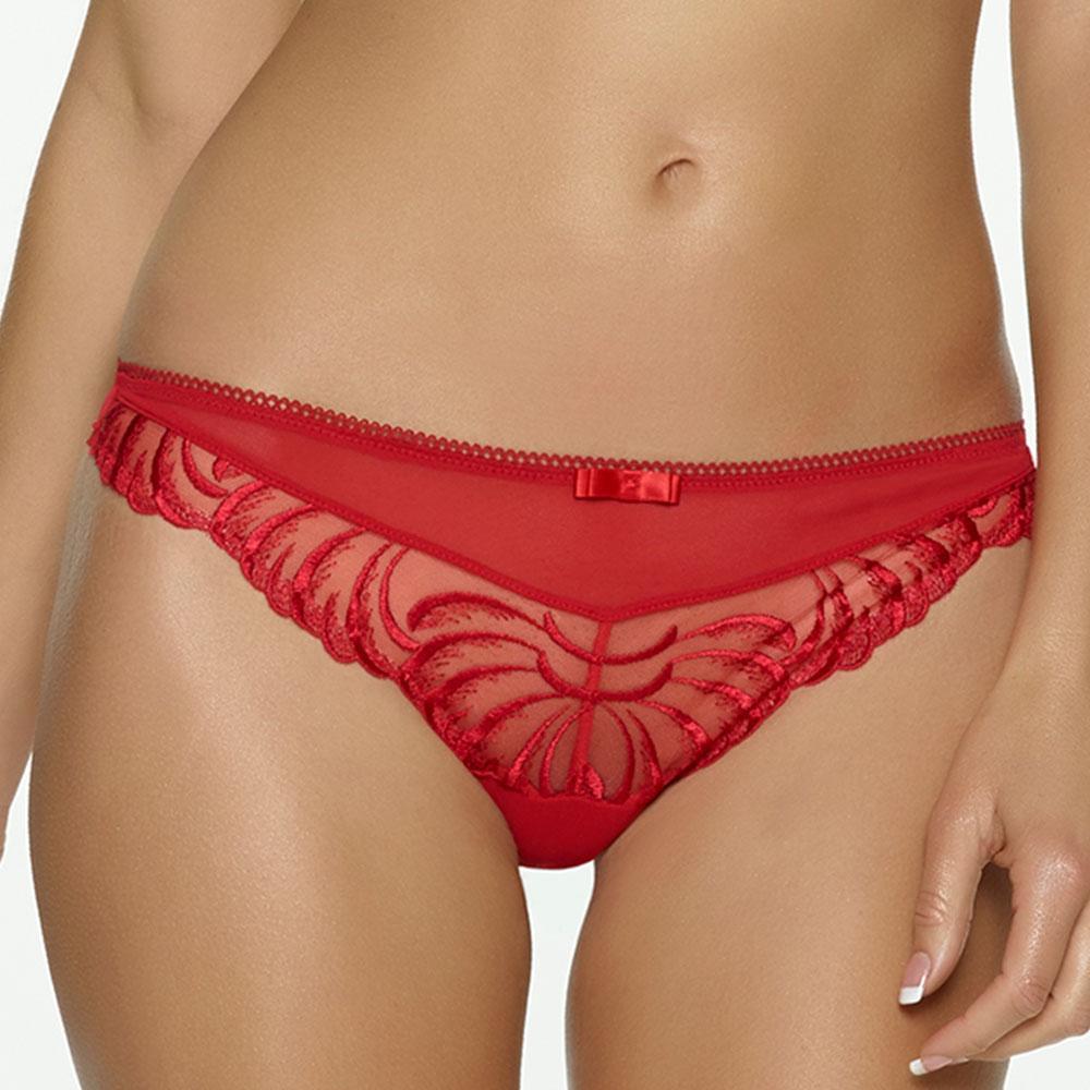 Felina Lana Sheer Low Rise Thong Panty — view 3