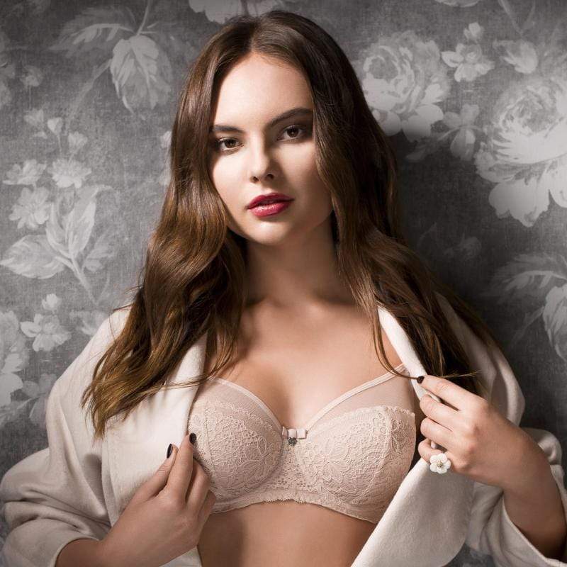 Semi Sheer Full Figure Bra Vova Patrice