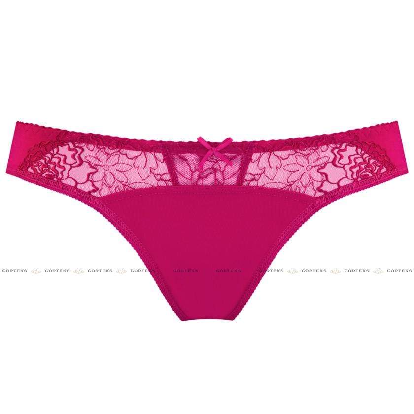 Gorteks Pamela Pink Semi Sheer Low Rise Bikini Panty — view 5