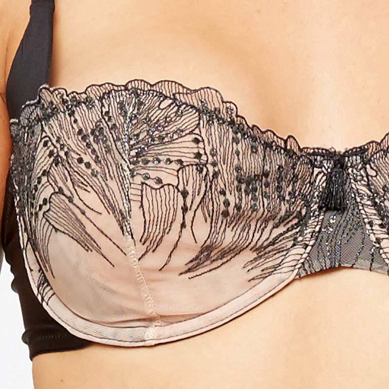 Sexy Double Mesh Balconette Bra Montelle Gatsby — view 3