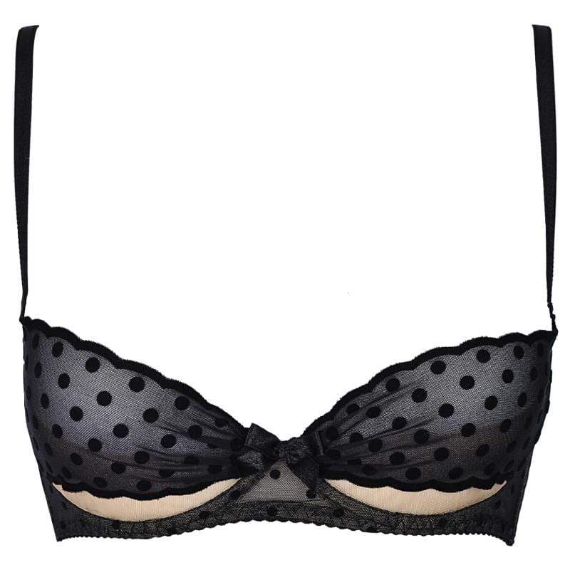 Axami Seductive Dots Sheer Demi Bra — view 3