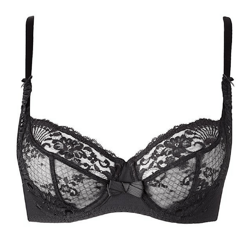Aubade L'insoumise Sheer Balconette Bra — view 3