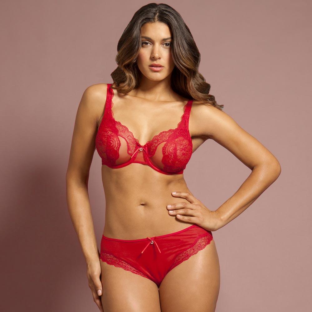 Sheer Lace Bikini Panty Lunaire Ashley — view 3