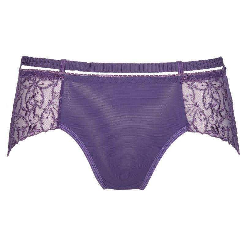 Axami Miami Vibe Purple Sheer Lace Boyshort Panty — view 3