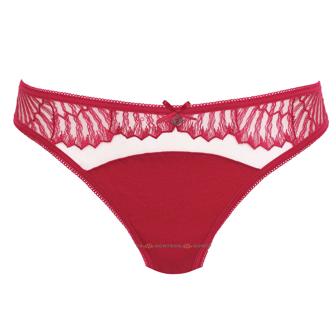 Gorteks Sierra Low Rise Semi Sheer Thong Panty — view 4