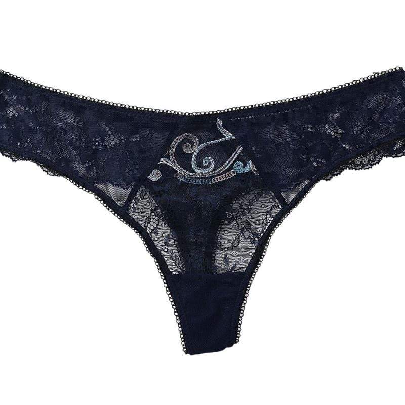 Soft Sheer Mesh Thong Panty Sawren Olympia — view 3